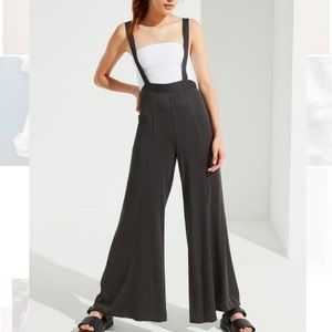 Urban Outfitters Judy Poka Dot Suspender Pants
